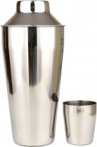 Cocktail Shaker - Manhattan Design / 3 Piece Stainless Steel 750ml