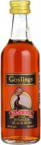 Goslings Black Seal 80 Proof Rum Miniature 5cl