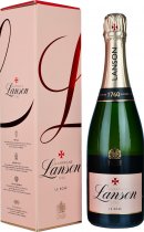 Lanson Rose Brut NV Champagne 75cl in Branded Box